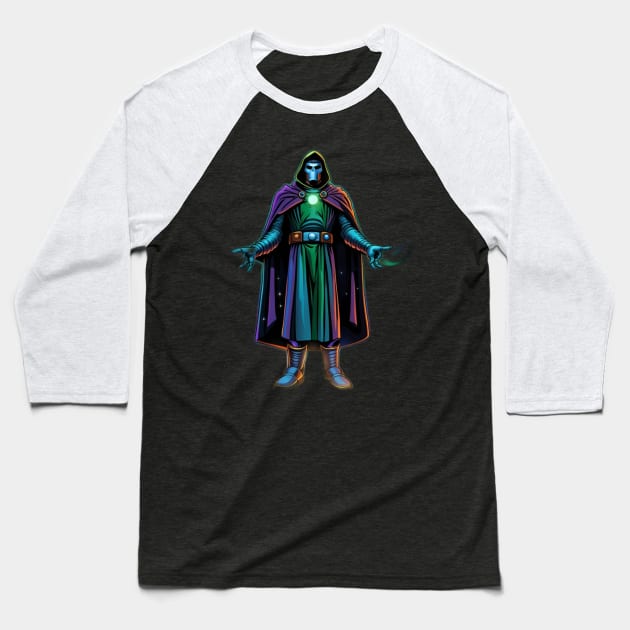 Doctor Doom Baseball T-Shirt by Doctor Doom's Generic Latverian Storefront